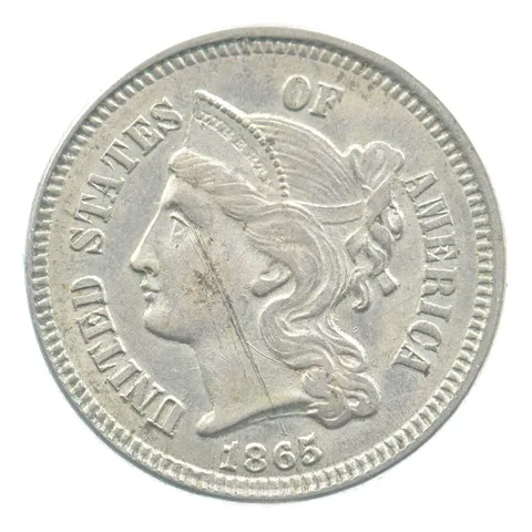 1865 Three Cent Nickel *3734