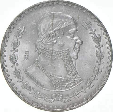 1963 Mo Mexico 1 Peso BU