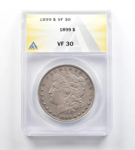 1899 Morgan Silver Dollar VF30 ANACS *9199