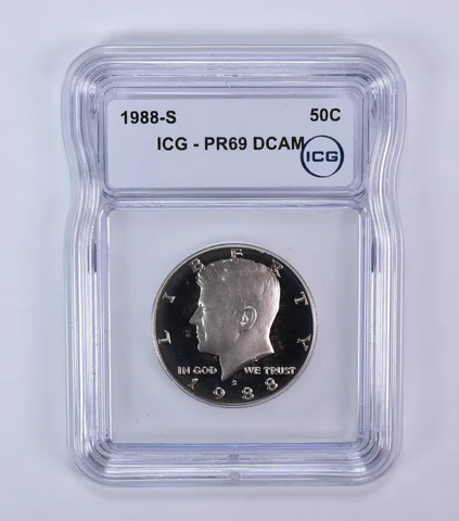 1988-S Kennedy Half Dollar PR69 DCAM ICG