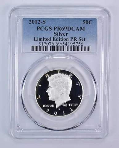 2012-S Kennedy Half Dollar Silver Limited Edition Set PR69 DCAM PCGS
