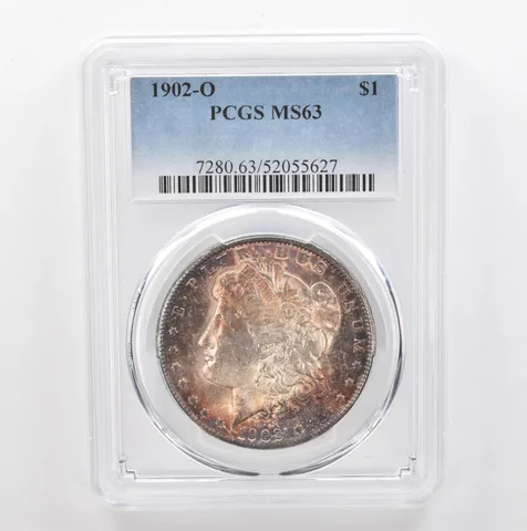 1902-O Morgan Silver Dollar MS63 PCGS Beautiful Tone *5401