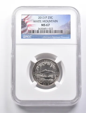 MS67 2013-P Washington Quarter White Mountain NGC a5749