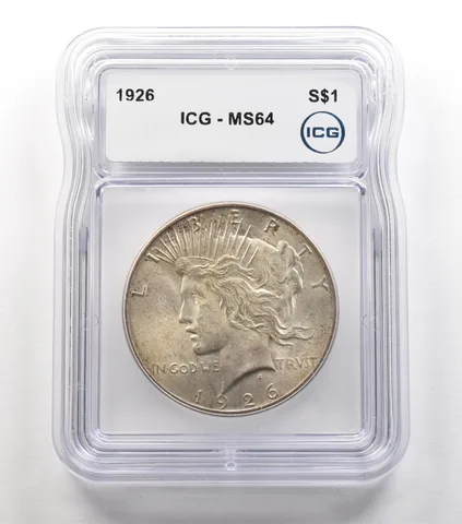 1926 Peace Silver Dollar MS64 ICG a6715