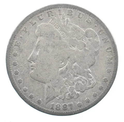 Early - 1887-O Morgan Silver Dollar - 90% US Coin *956