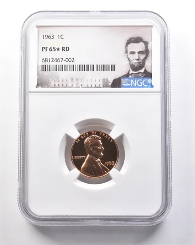 1963 Lincoln Memorial Cent PF65* STAR RD NGC *7797