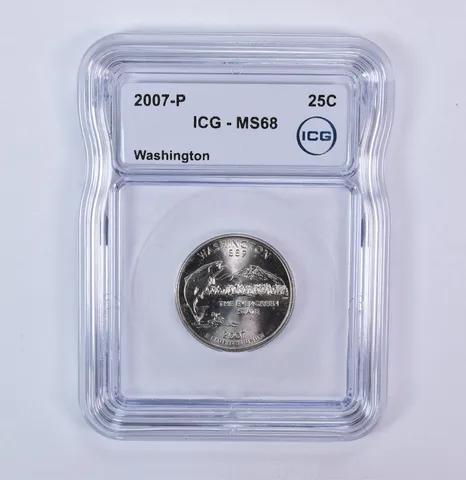 2007-P Washington State Quarter Washington MS68 ICG