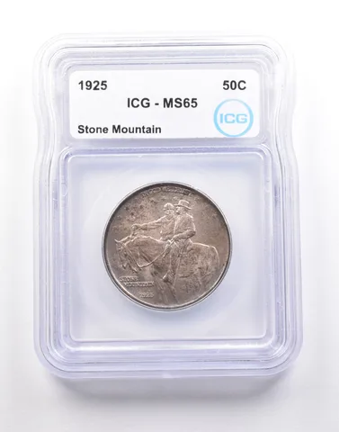 1925 Stone Mountain Commemorative Half Dollar MS65 ICG a5188