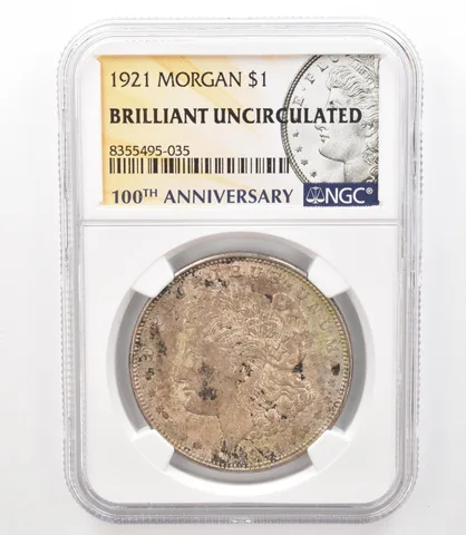 1921 Morgan Silver Dollar BU NGC Nice Tone *3176