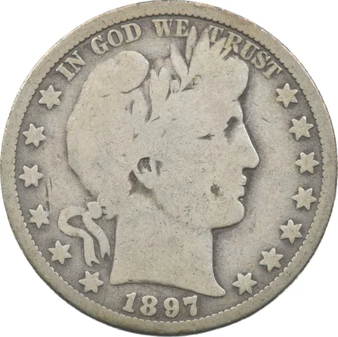 1897-O Barber Half Dollar a9392