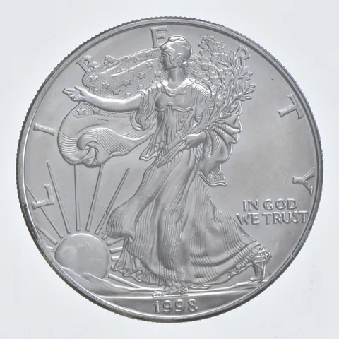 Better Date 1998 American Silver Eagle 1 Troy Oz .999 Fine Silver *216