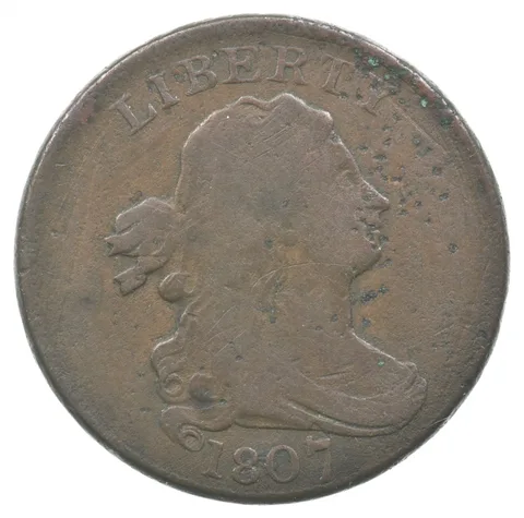 1807 Draped Bust Half Cent Piece *7071