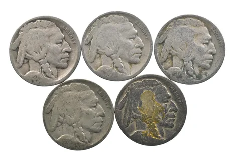 BETTER Lot 1928-D 1927-S 1927-S 1929-S 1927-S Buffalo Nickel Collection *186
