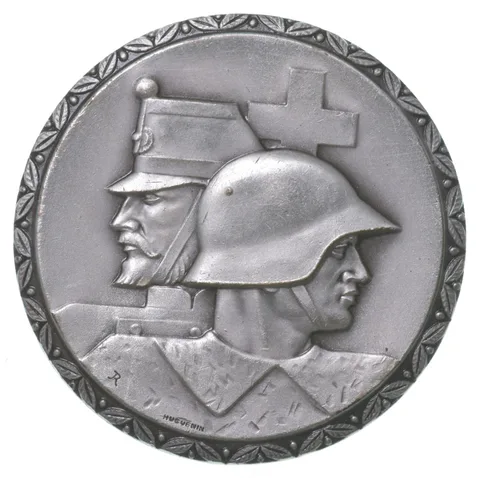 1964 Suov Asso Assu French Artillery Silver Medal *8724