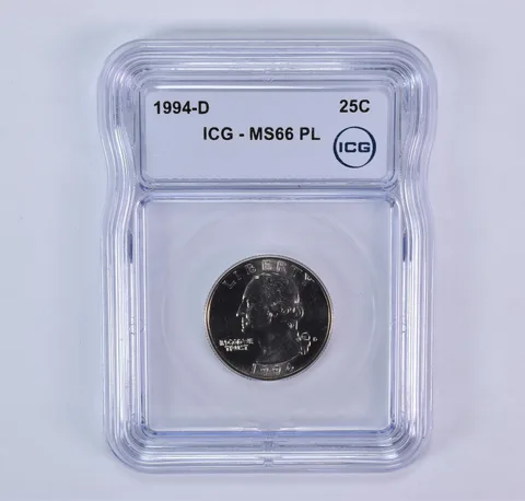 1994-D Washington Quarter MS66 PL ICG