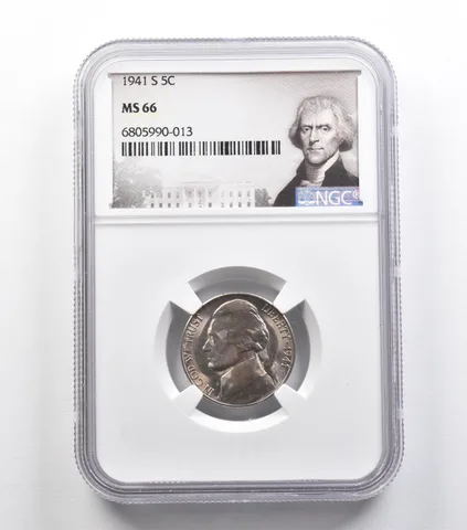 1941-S Jefferson Nickel MS66 NGC *9159