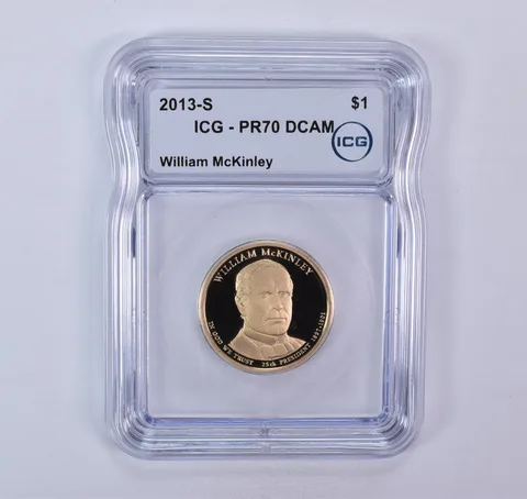 2013-S Presidential $1 William McKinley PR70 DCAM ICG