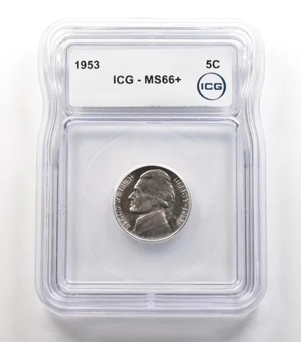 1953-S Jefferson Nickel MS66+ ICG *6728