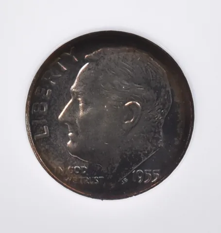1955 Roosevelt Dime PF67 NGC Beautiful Tone *2405