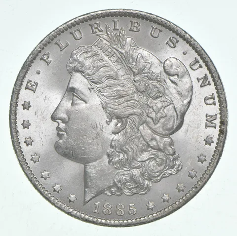 BU/Unc 1885-O Morgan Silver Dollar (1 coin)