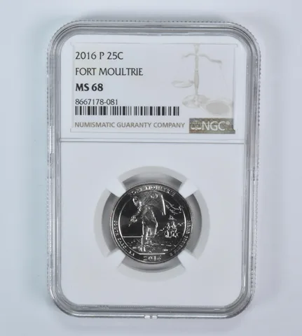 2016-P Washington Quarter ATB Fort Moultrie MS68 NGC
