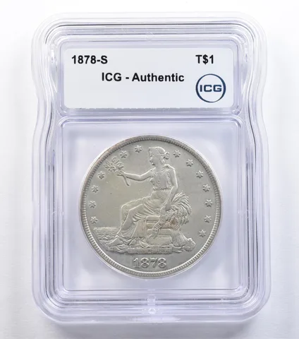 1878-S Seated Liberty Trade Dollar Authentic ICG *2181