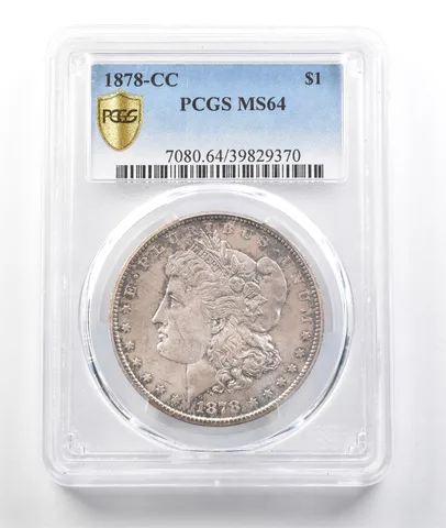 1878-CC Morgan Silver Dollar MS64 PCGS a0403