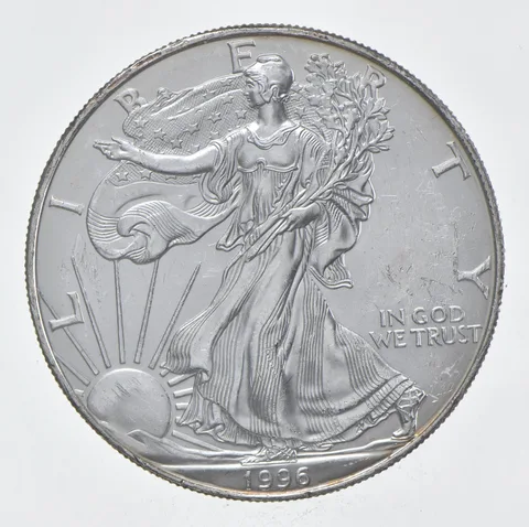 Rarest 1996 American Silver Eagle - Key Date - Rare LOW MINTAGE *351