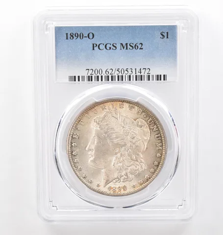 1890-O Morgan Silver Dollar MS62 PCGS Beautiful Tone *6232