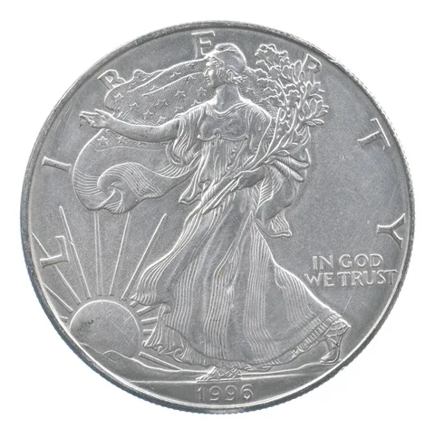 Rarest 1996 American Silver Eagle - Key Date - Rare LOW MINTAGE *695