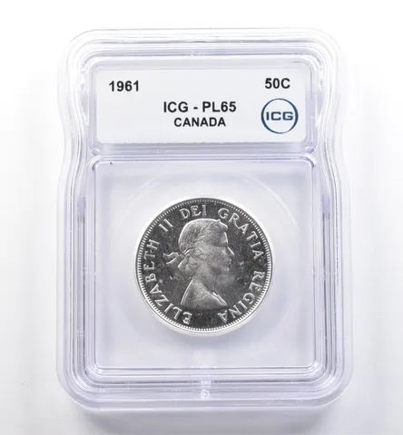 1961 Canada 50 Cents PL65 ICG *0262