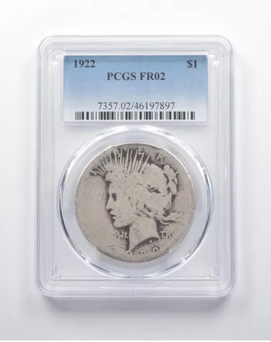 FR02 1922 Peace Silver Dollar PCGS *8129