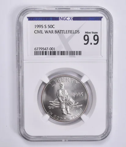 1995-S Civil War Battlefields Commemorative Half Dollar MS 9.9 NGC NGCX