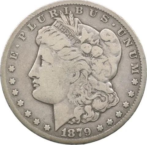 1879-CC Morgan Silver Dollar a9163