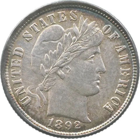 1892 Barber Dime *5796