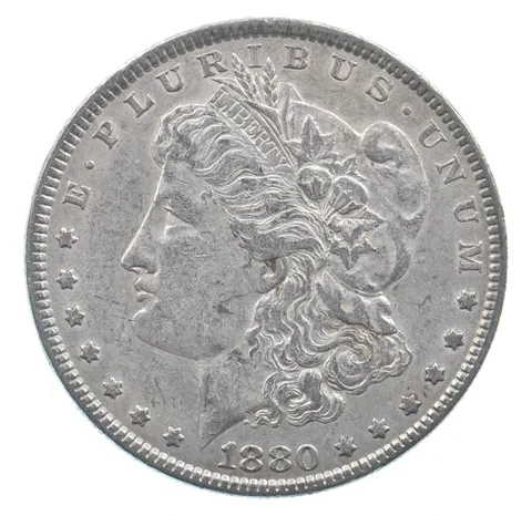 Better 1880 Morgan Silver Dollar - 90% US Coin - Nice Coin *486