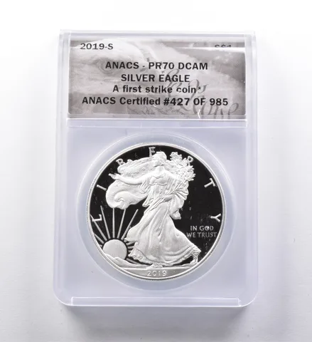 PR70 DCAM 2019-S American Silver Eagle FS ANACS *3023