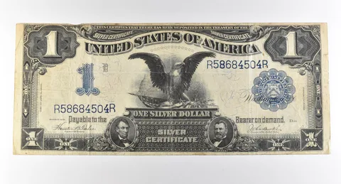 1899 $1 Silver Certificate Large Note Blue Seal *2871