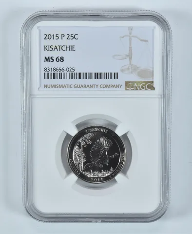 2015-P Washington Quarter Kisatchie America The Beautiful MS68 NGC
