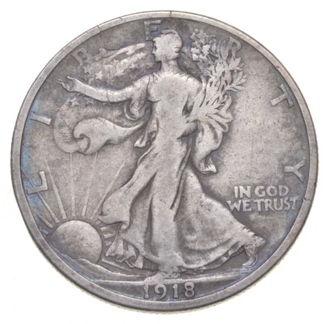 1918-D Walking Liberty Half Dollar *9746