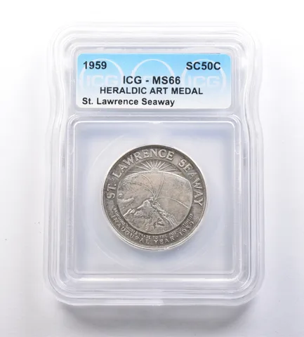 1959 So-Called Half Dollar St Lawrence Seaway MS66 ICG *7143