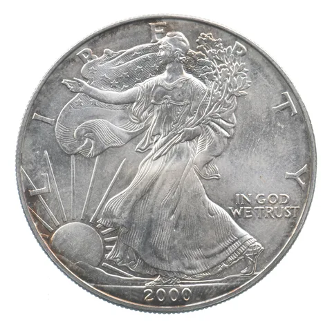 Better Date 2000 American Silver Eagle 1 Troy Oz .999 Fine Silver *644