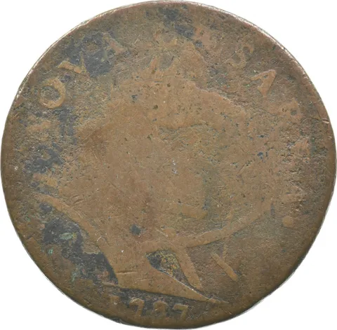1787 New Jersey Early US Colonial Coin a2367