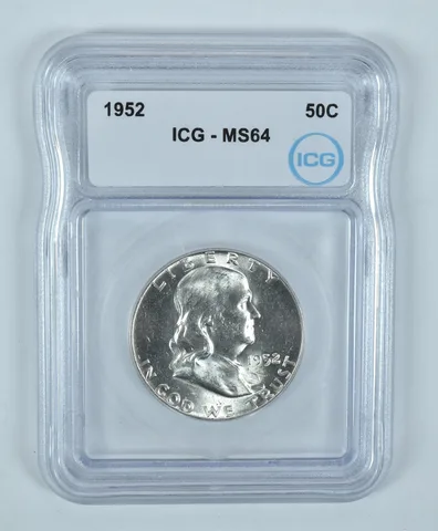 1952 Franklin Half Dollar MS64 ICG
