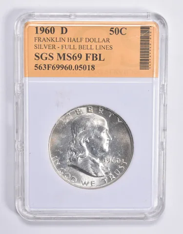 1960-D Franklin Silver Half Dollar *1790