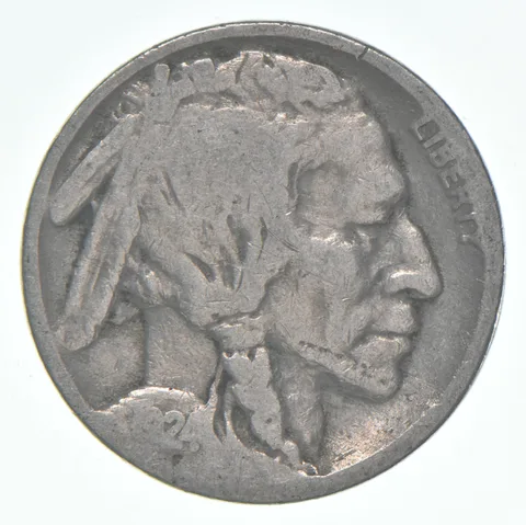 1924 (P) Indian Head Buffalo Nickel Average Circ