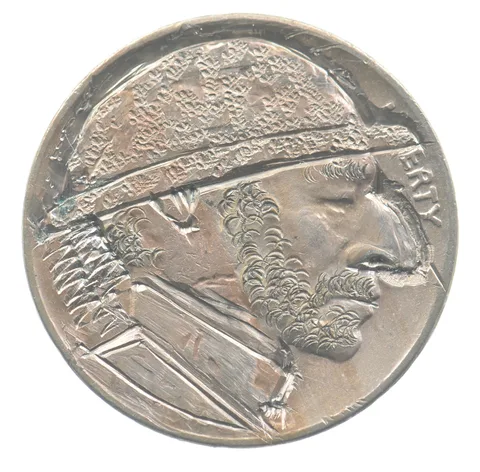 ND Indian Head Buffalo Nickel Hobo Nickel *9381