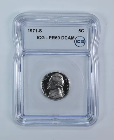 1971-S Jefferson Nickel PR69 DCAM ICG