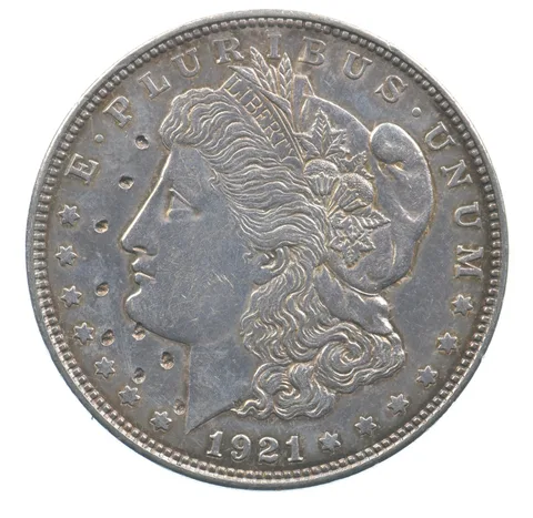 Early - 1921-D Morgan Silver Dollar - 90% US Coin *934