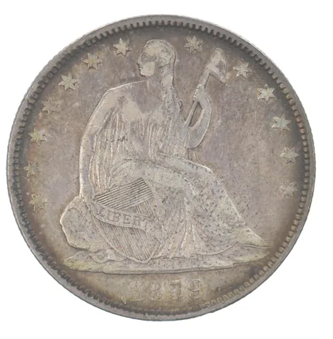 1859-O Seated Liberty Half Dollar Beautiful Tone *3645